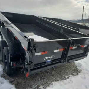 Delco 6x12 Tandem Axle Dump Black