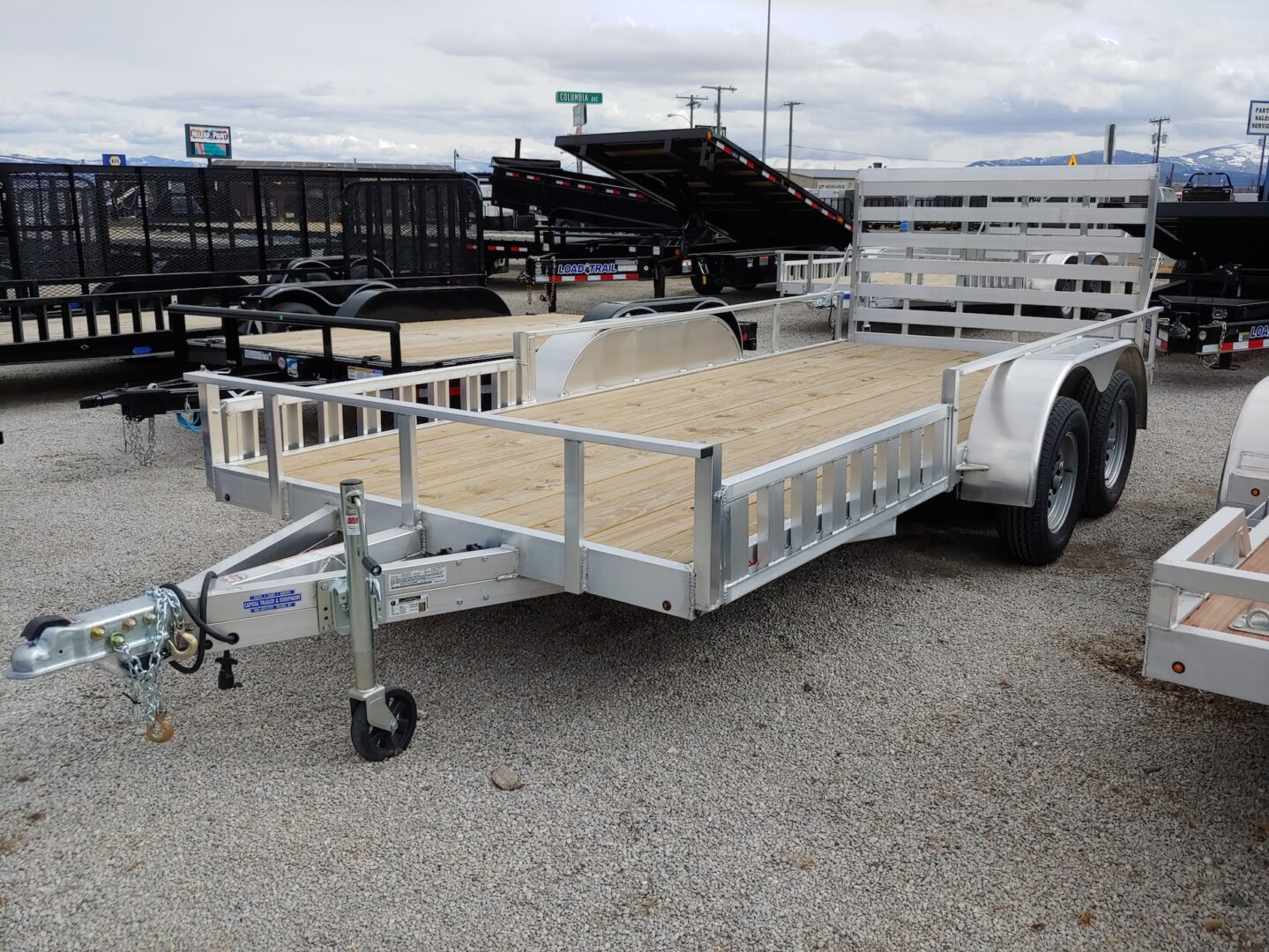 Alcom High Country 6.5x18 Tandem Utility Silver - Image 3