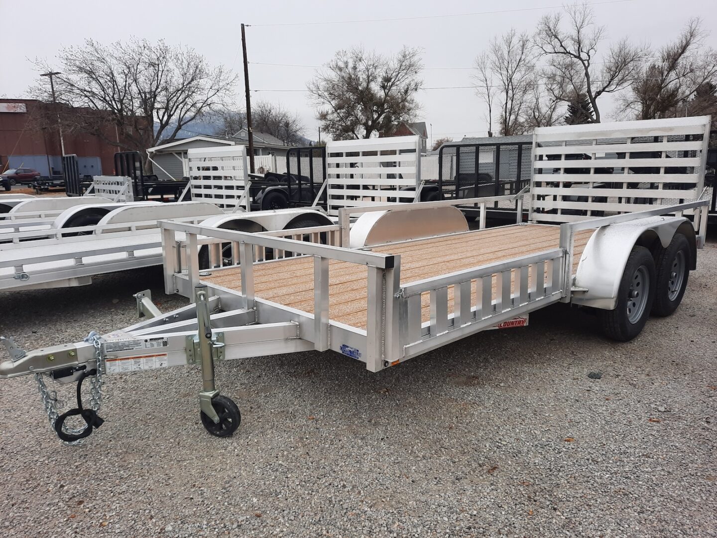 Alcom High Country 6.5x18 Tandem Utility Silver