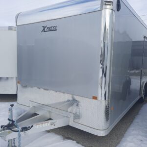 Alcom Xpress 8.5x24 Tandem Car Haul Silver