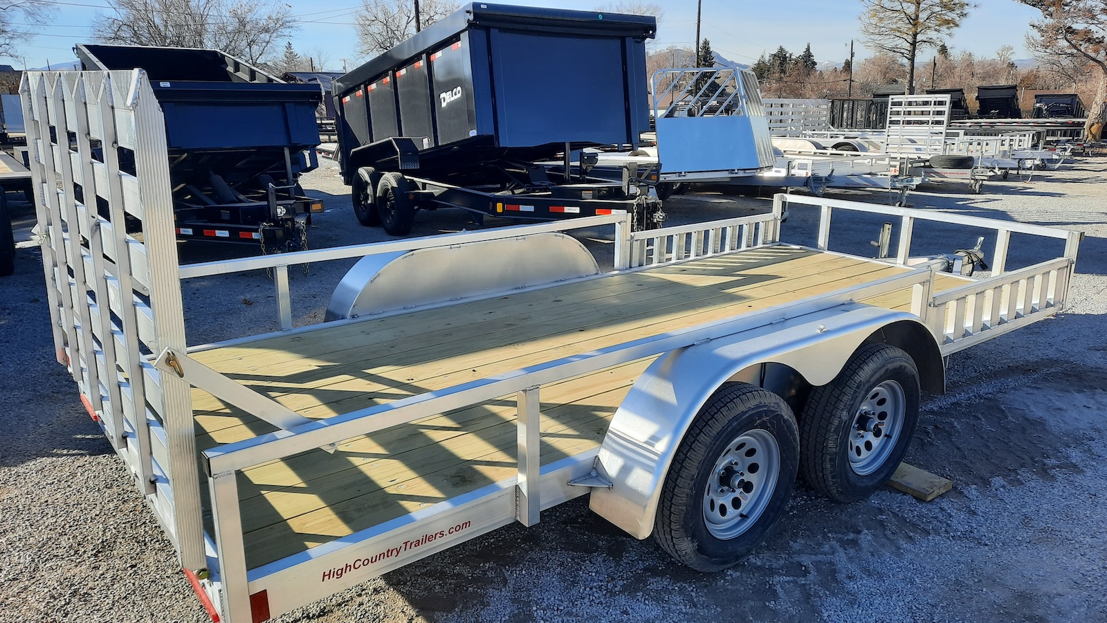 Alcom High Country 6.5x16 Tandem Utility Silver