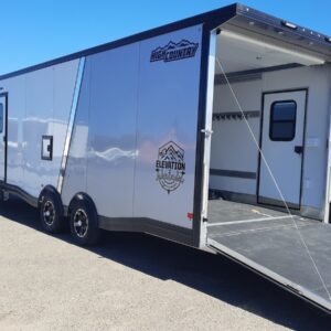 Alcom High Country 8.5x24 Tandem Sport Axle White/Silver