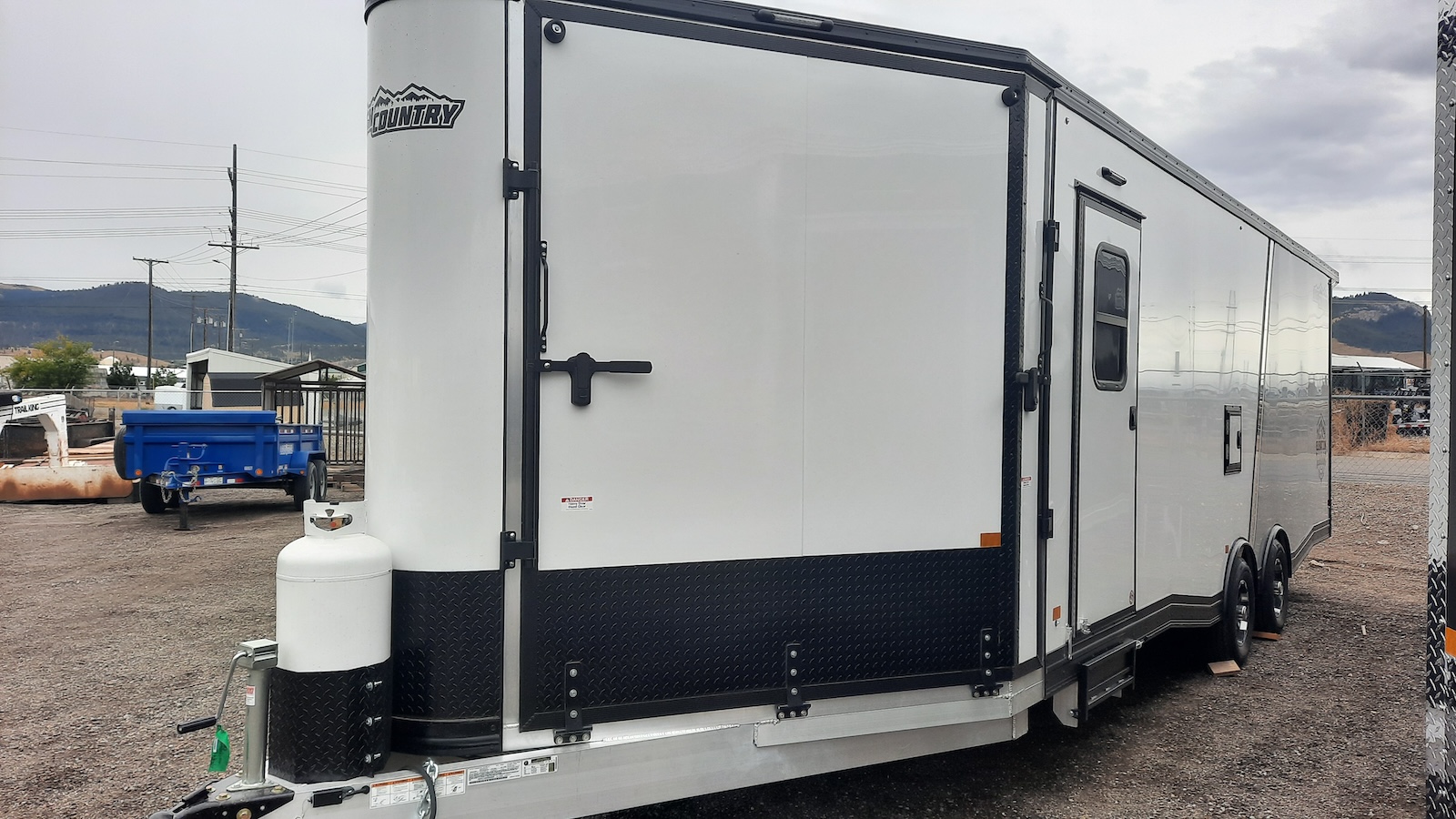 Alcom High Country 8.5x24 Tandem Sport Axle White/Silver - Image 4