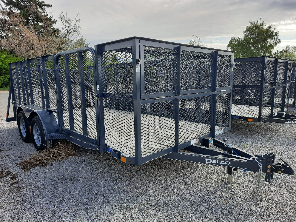 83x16 Tandem Axle Landscape Gray