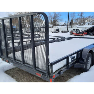 83x18 Tandem Axle Utility Black