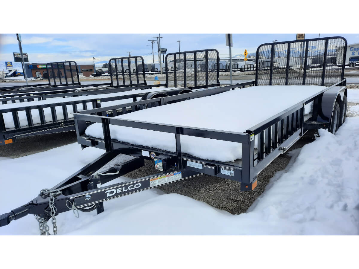 83x18 Tandem Axle Utility Black - Image 2