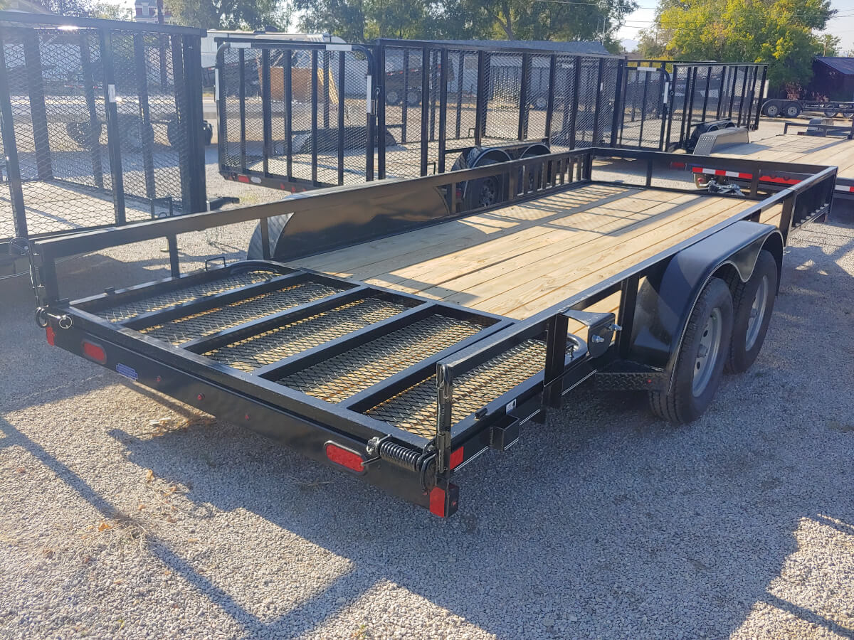 83x18 Tandem Axle Utility Black - Image 2