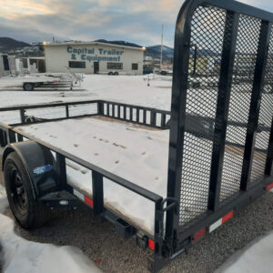 83x12 Single Axle Black