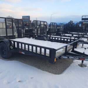 83x12 Single Axle Black