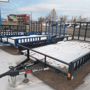 83x14 Single Axle Blue