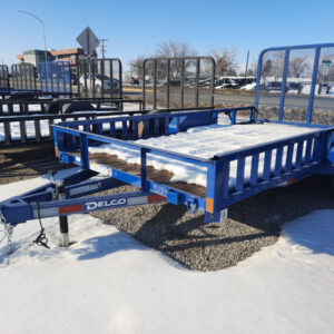 77x12 Single Axle Blue