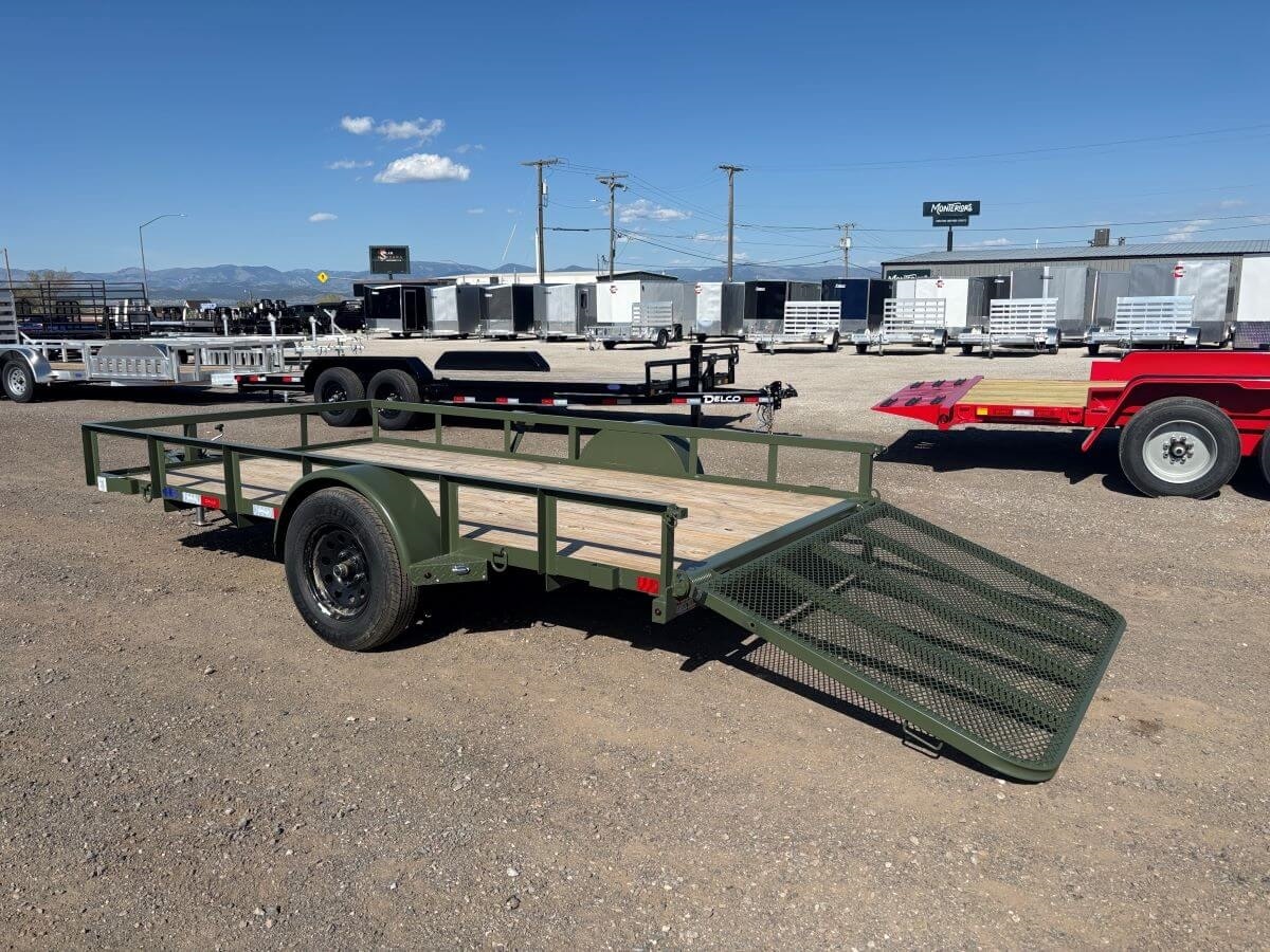 Delco 77x12 Single Axle- Green* - Image 2