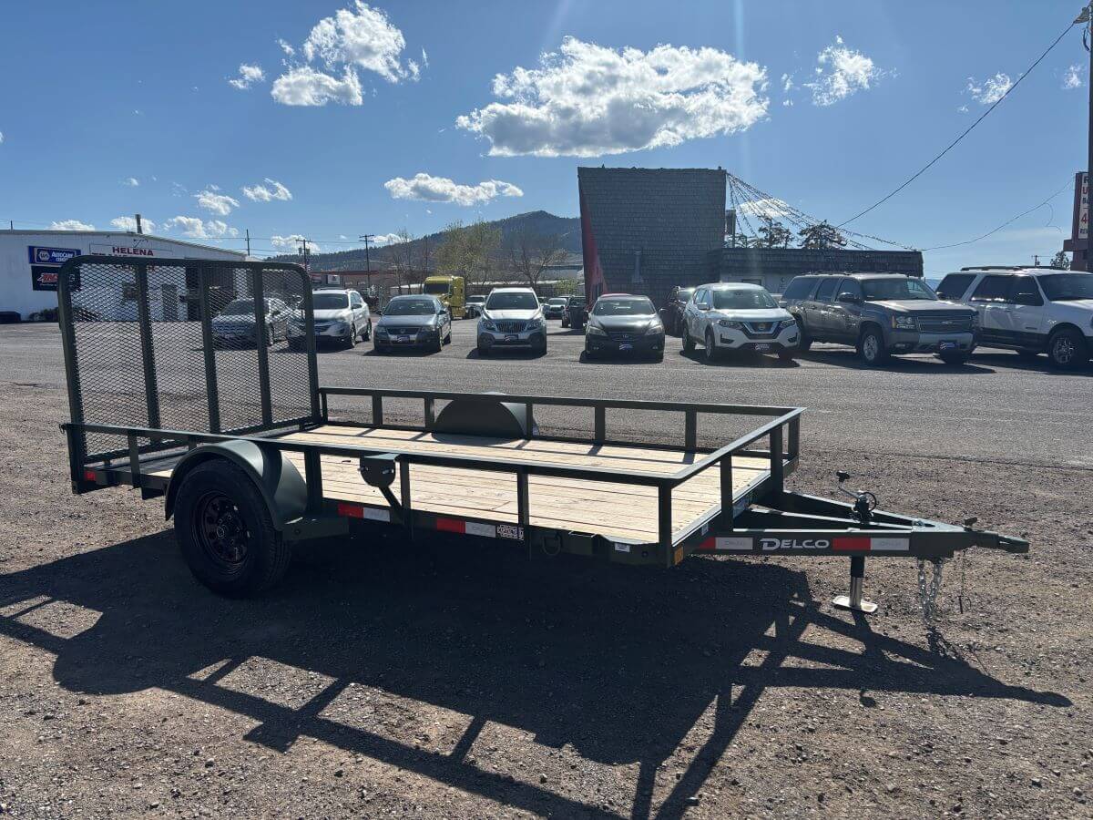 Delco 77x12 Single Axle- Green* - Image 4