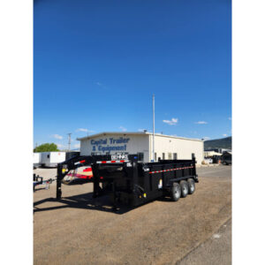 Behnke 83x16 Triple Axle Gooseneck Dump Trailer*