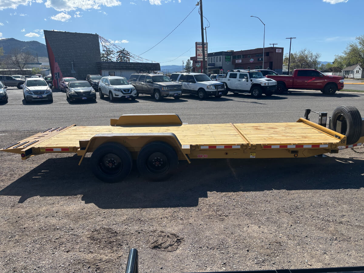 Behnke 83x22 20K Tandam Axle- Yellow - Image 3