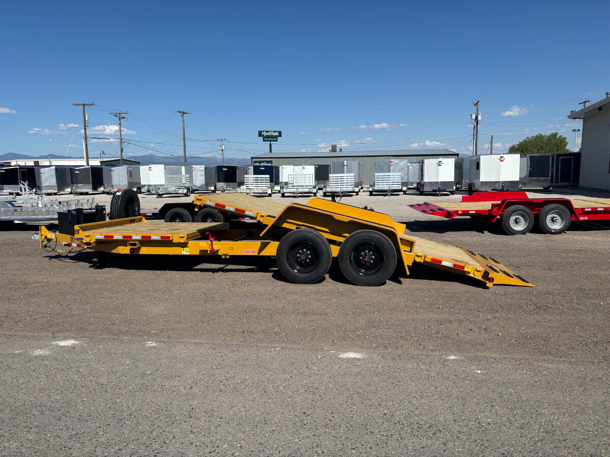 Behnke 83x22 20K Tandam Axle- Yellow - Image 4